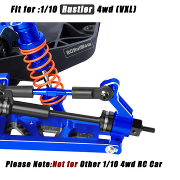 RCHuiWow RC Upgrades Part for 1/10 Rustler 4x4/Rustler 4x4 VXL 4WD,Driveshaft,Suspension Arms,Steering Blocks,Caster Block,Rear