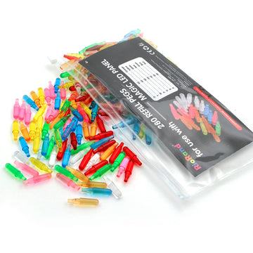 Riorand Refill Pegs 280 Pcs Magic Led Panel Light Up Board Accessories For Kids Aged 4 +