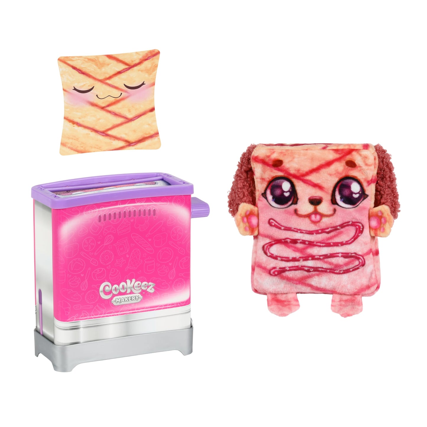 Cookeez Makery Toasty Treatz Toaster - Scented Plush Surprise, Multicolor, Model 23504