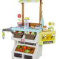Little Tikes 3-in-1 Garden to Table Market Pretend Garden Food Growing and Cooking Toy Role Play Kitchen Playset for Multiple Ki