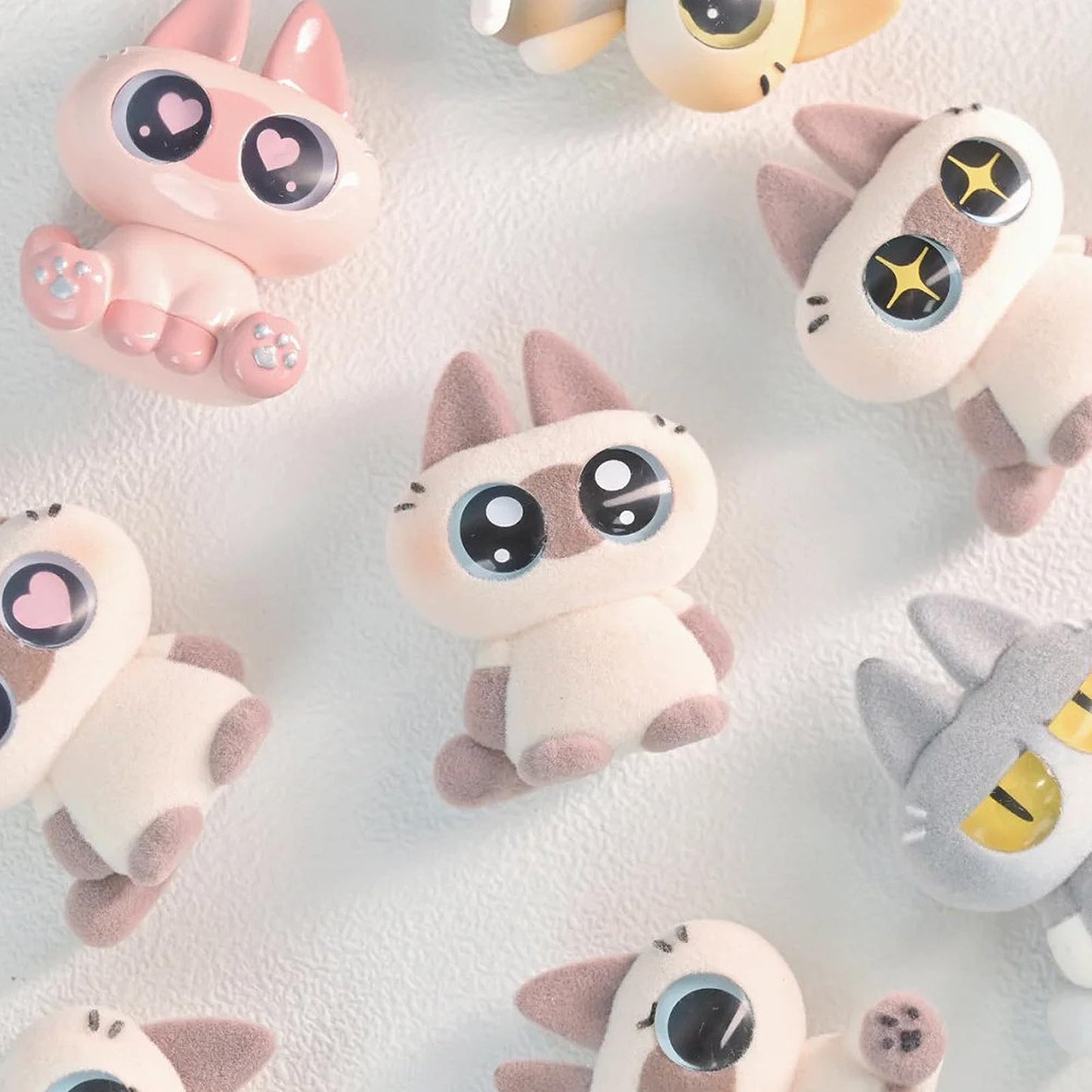 Beemai Nobeko Azukisan Mini Bean Series Blind Box Single Box, Contains 3 Figures No Repeat