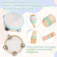 Raimy Musical Instruments Set - Neutral Colors Wooden Montessori Toys Percussion Music Modern Boho Xylophone Birthday Gifts For 1 2 3 Year Old Kids Baby Toddlers Boys Girls 3+ With Storage Bag