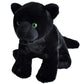 Wild Republic Jaguar Black Stuffed Animal, 12" Plush Toy, Eco-Friendly Recycled Material, Model 19414