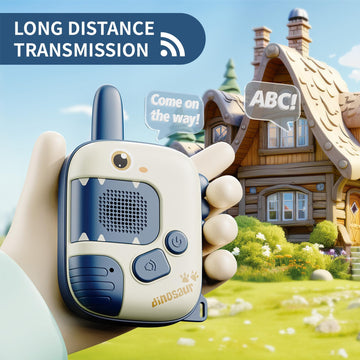 Kids Walkie Talkies Toys For Boys:Dinosaur Toys 2 Pack Birthday Gifts For 3 4 5-7 8 Year Old Boys Toys For 4 5 6 7 8-10 Year Old Camping Outdoor Games,Christmas Stocking Stuffers For Boys Girls