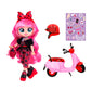 Cry Babies BFF Scooter - 7.8 Inch Multicolor Doll for Girls & Boys Ages 5+ - Model 911123, Plastic Material