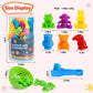 Raeqks Counting Sorting Toys Matching Stacking Toys With Bowls Preschool Learning Activities For Math Montessori Fine Motor Skills Sensory Animals Toy Sets Gift For Toddlers Kids Boy Girl Aged 3+ Year