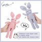 Moni'S Choice Easter Baby Stuffed Animal Bunny Rabbit Handmade Plush Easter Stuffed Animal Knitted Doll Baby Sleep Toy Newborn Gift Handmade(Grey)