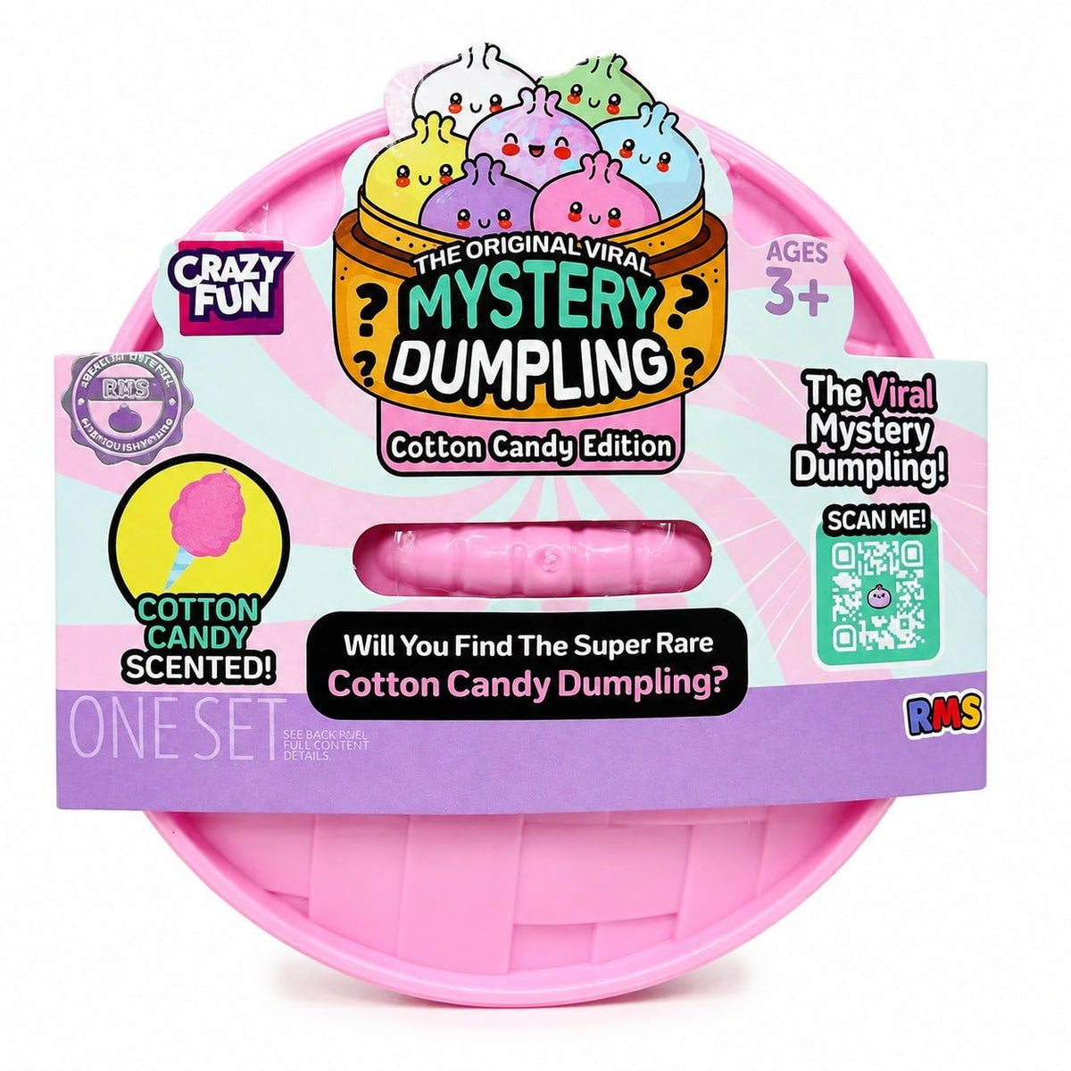 Crazy Fun Mystery Dumpling Cotton Candy Edition, Scented Toy