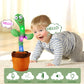 Oeofuzep Usb Charging Singing Talking Cactus Baby Toy With 120 English Songs, Singing Mimicking Talking Cactus Toy Mimics Back,
