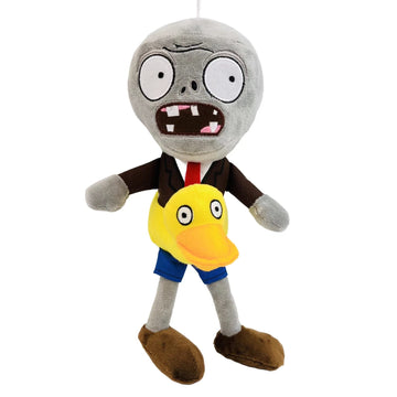 Dyharnsty Plants Vs Zombies Plush Toys Ducky Tube Zombie Soft Figure Doll, Plants Vs Zombies Toys Pvz Plush Zombie 1 2 Set(Ducky