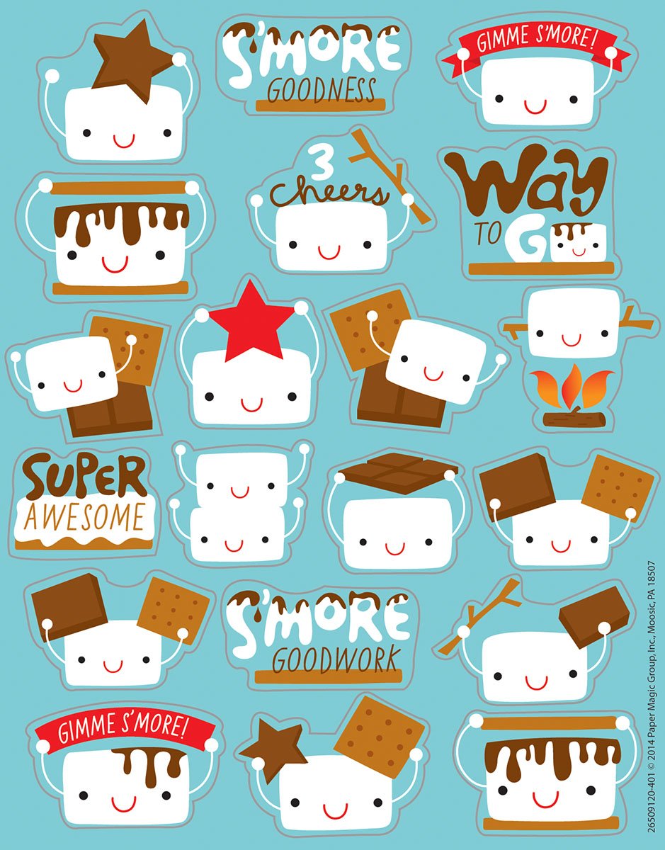 Eureka Marshmallow Stickers, Scented (650912)