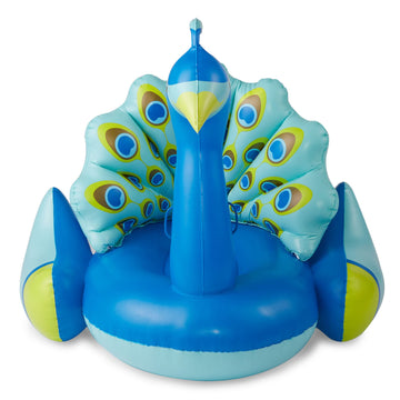 Swimline Giant Peacock enhanced Bird Lounger for Swimming Pools Pool Float  Yellow