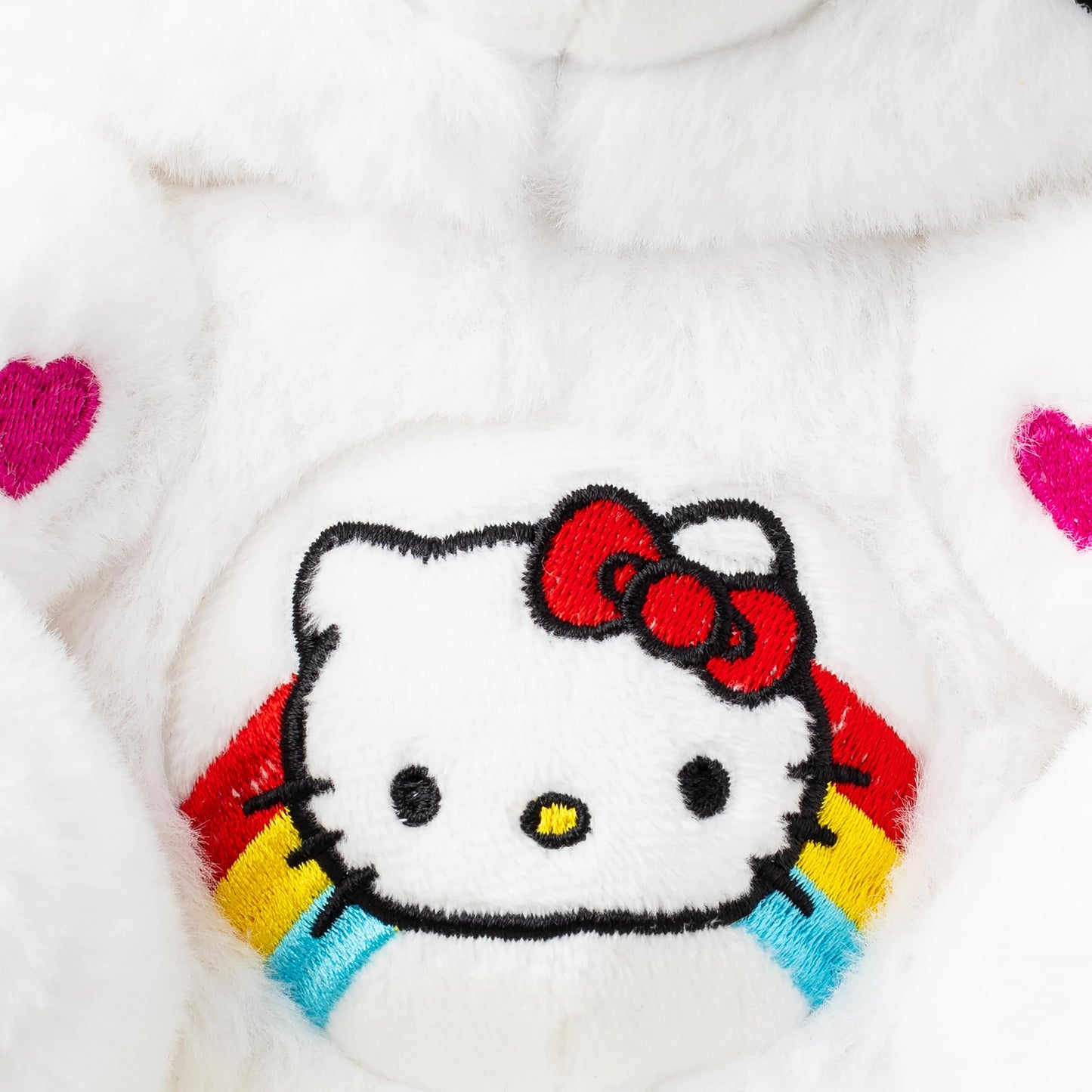 Care Bears 10" Collectible Plush 2-Pack - Hello Kitty Loves Cheer Bear, Soft Polyester Material