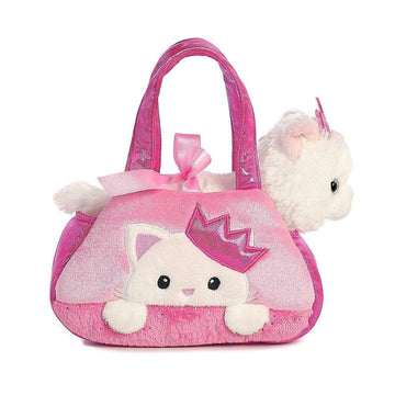 Aurora® Fashionable Fancy Pals™ Peek-A-Boo Princess Kitty™ Stuffed Animal - On-The-Go Companions - Stylish Accessories - Multicolor 7 Inches