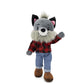 Playtime by Eimmie Soft Baby Doll Walter The Wolf - 14 Plush Rag Doll with Embroidered Features for Girls, Boys, Toddlers & Infa