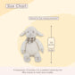 Mon Ami Lafayette The Lamb Stuffed Animal 12”, Soft Cuddly Sheep Plush, Farm Animals, Use As Toy/Nursery Room Décor For Kids Of All Ages, Great S