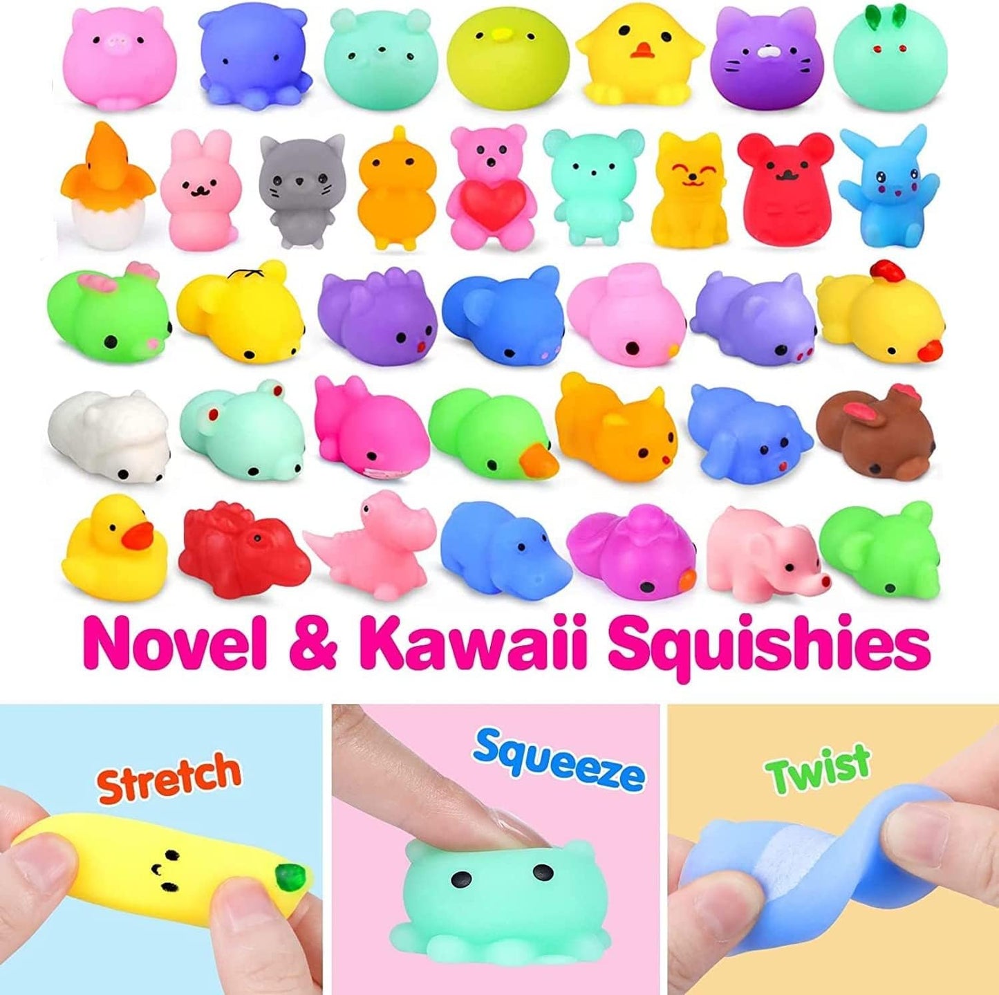 64 Pcs Pop Party Favors For Kids, Premium Pop Fidget Toys, Treasure Box Toys, Goodie Bag Fillers, Pinata Stuffers, Treasure Chest, Carnival Prizes, Prize Box Toys For Kids Classroom