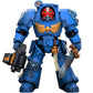 JOYTOY Warhammer 40 000 1/18 Action Figure Ultramarines Terminator Squad Sergeant with Power decorative replica blade and Teleport Homer Collection Model Birthday Gifts