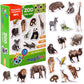 Magdum 19 Fridge Magnets For Toddlers Zoo Photo Kids Magnets For Fridge - Toddler Magnets For Refrigerator - Magnetic Animals - Fridge Magnets For Kids - Animal Magnets - Toddler Fridge Magnets