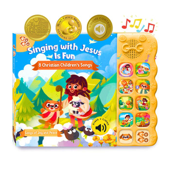 Go Go Songs Of Joy And Peace: Bible Songs Book For Toddlers, 8 Songs, Talking Books For Toddlers 2-4 Years, Sound Books, Sing Al