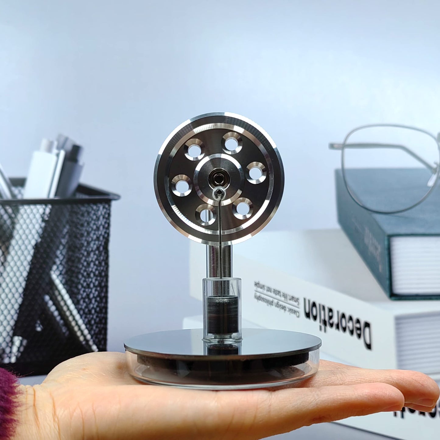 Sunnytech Low Temperature Stirling Engine Motor Steam Heat Education Model Toy Lt002