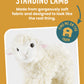 Living Nature Small Lamb Stuffed Animal | Fluffy Farm Animal | Soft Toy Gift For Kids | 6 Inches