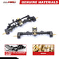 Rcawd Scx24 Upgrades Front Portal Rear Axle Housing & Brass Third Member Housing& Brass Steer Hub Carrier & Portal Gear Housing