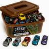 Maruti 50 Piece Metal Alloy Die-Cast Cars With Storage Box, Mini Pull Back Car For Kids Perfect Toys For Boys & Girls Aged 3-8, 