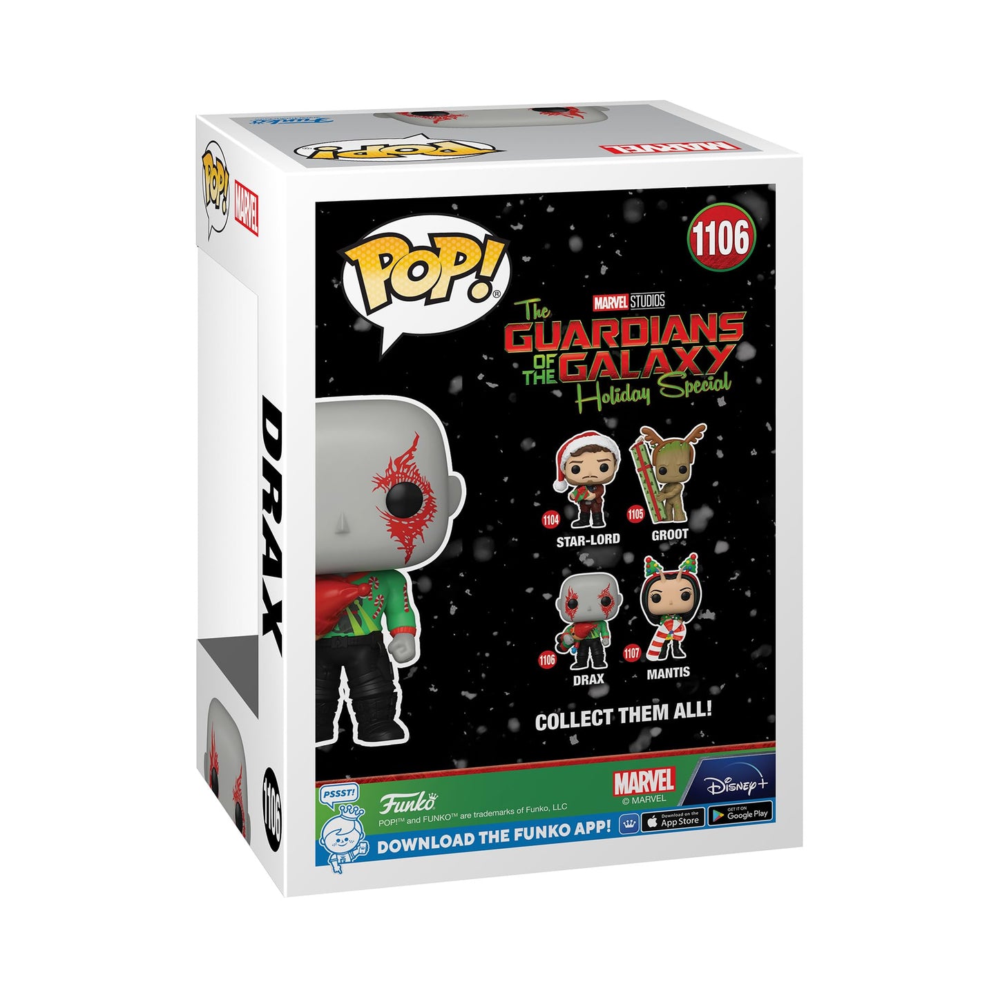 Funko Pop! Marvel Holiday: Guardians Of The Galaxy - Drax