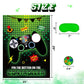 WERNNSAI Pin The Button Video Game Party Game - 21"x28" Poster with 24 Reusable Stickers for Kids Birthday Party Supplies