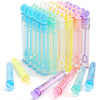 72 Pack(6 Colors 6 Style) Mini Bubble Wand Assortment Toy, Ideal Party Favors for Kid Birthday, Bubble Bulk Party Supplies, Spri