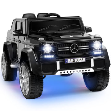 Joyldias Licensed Mercedes-Benz G650S Ride On Car For Kids, 12V7Ah Kids Ride On Truck With 2.4Ghz Remote Control, 3 Speeds, Blue