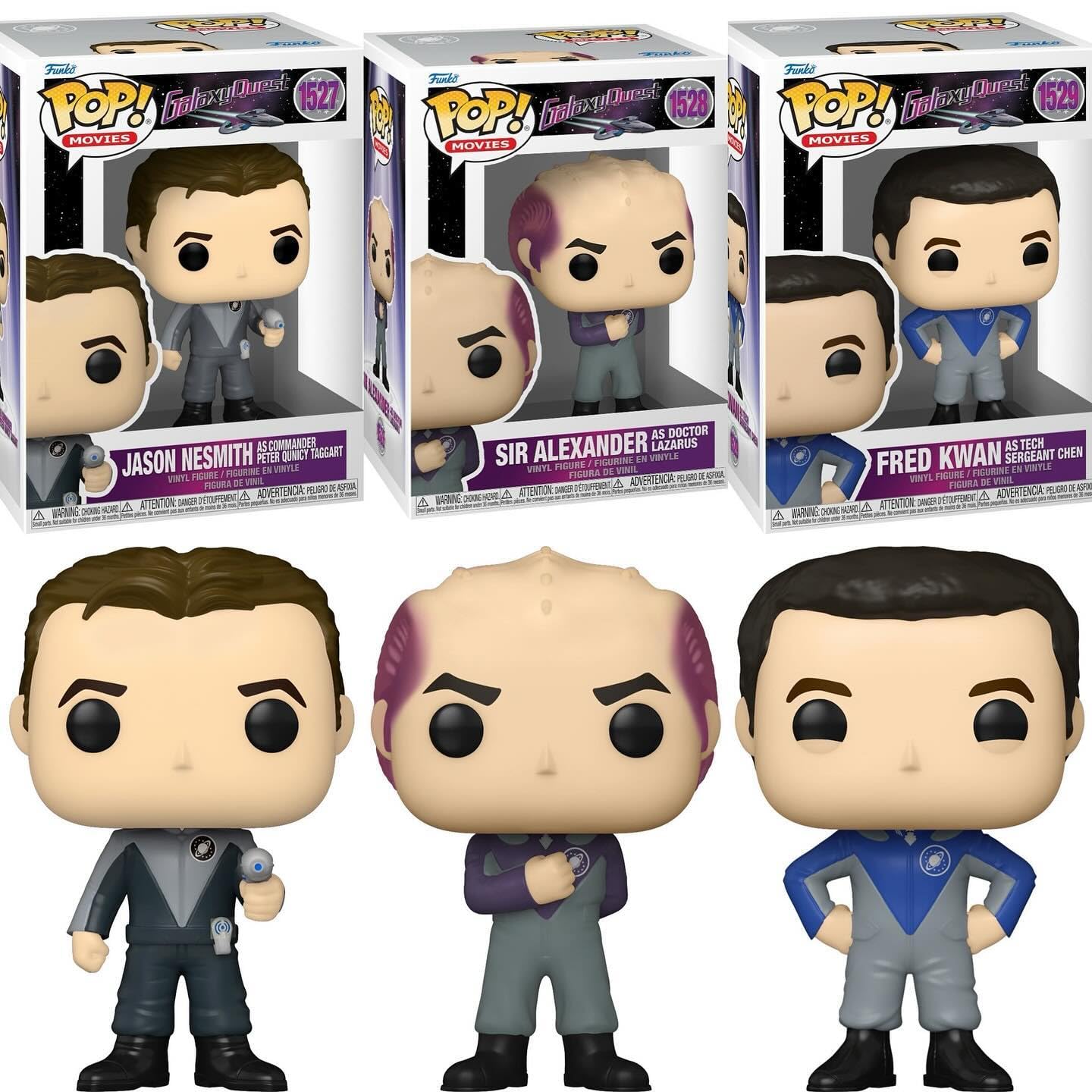 Funko Galaxy Quest Pop! Movies Complete Set (3)