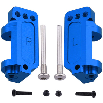 HobbyPark Aluminum Caster Blocks C-Hubs & Steering Blocks Knuckles for Traxxas 1/10 2WD Slash, Rustler, Stampede, Nitro Slash, R