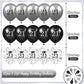 21St Birthday Balloons Decorations 15Pcs Black Silver Happy 21St Birthday Party Latex Confetti Balloons For Men Women Boys Girls 21St Anniversary Happy Birthday Party Decor Supplies 12 Inches