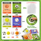 Wondrus Stress Ball Valentines Day Cards - 24 Pack Mini Foam Sports Toys, Multicolor Classroom Goodie Bag Stuffers for Kids