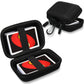 Sanwuta 2 Pcs Playing Card Case Eva Hard Travel Carrying Case For Classic Card Playing Card Box (Not Including Cards)(Small,Blac