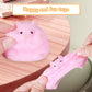 3pcs Squishy Hamster Squeeze Toys,3inch Big Cute Soft Stress Relief Squishies for Kids Party Favors, Pinch Family, Fidget Toys S