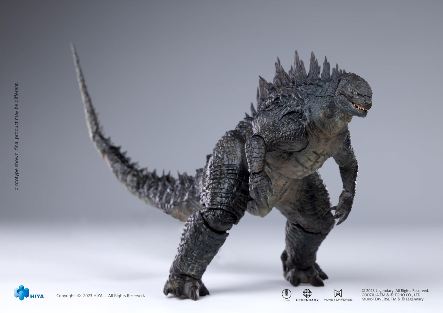 Hiya Toys Godzilla Exquisite Basic Action Figure, 7 inches, Multicolor, Model EBG0080, Non-Scale, 2014 Edition