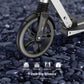 Wayplus Kick Scooter For Teens & Adults. Max Load 240 Lbs. Foldable, Lightweight, 9   Big Wheels, 4 Adjustable Level. Bearing Ab