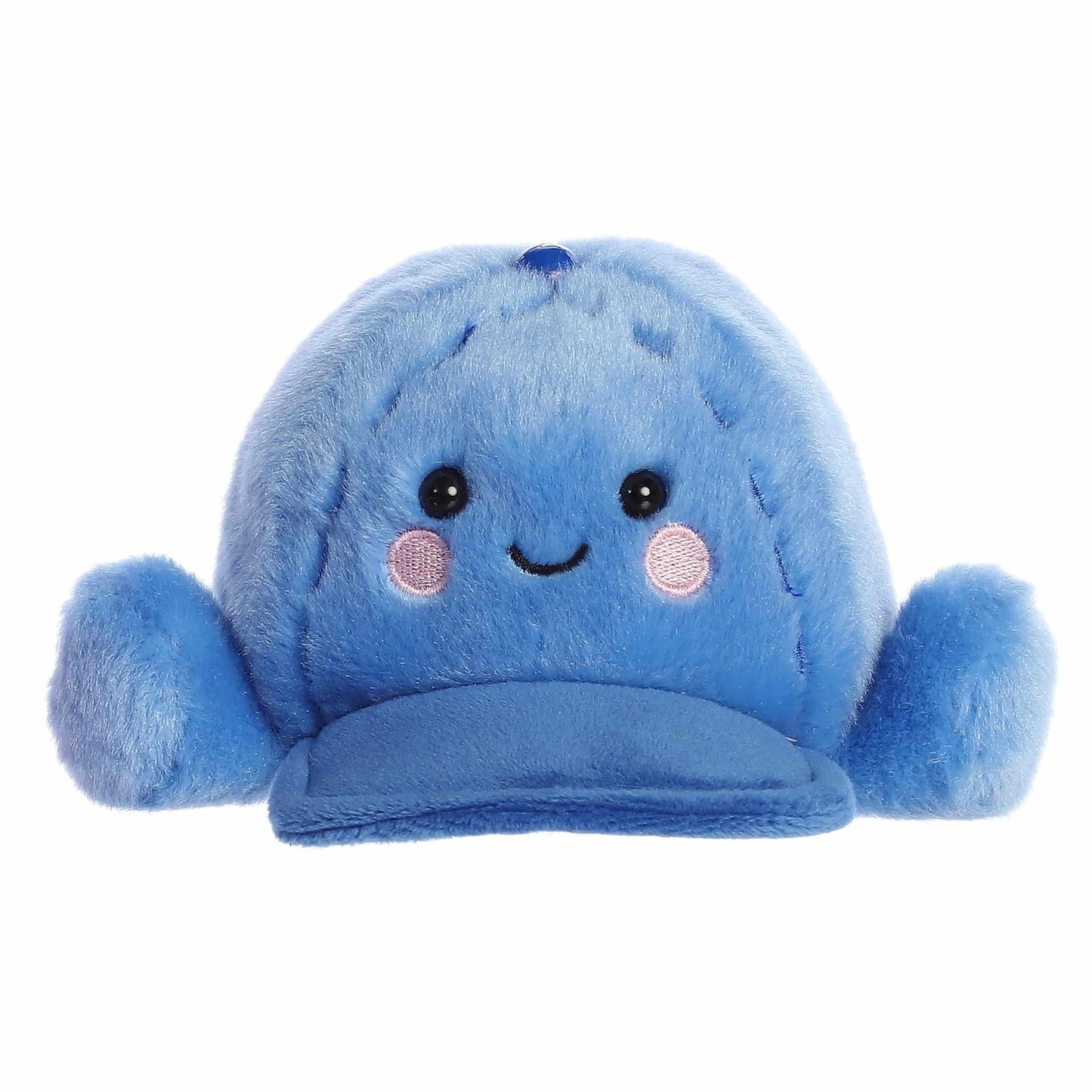 Aurora Adorable Palm Pals Sawyer Baseball Cap Stuffed Animal - Fun Collectible Plush for Kids and mature-themed Collectors - Perfect for Decorating Rooms and Birthday Gifts - Blue 5.5 Inches