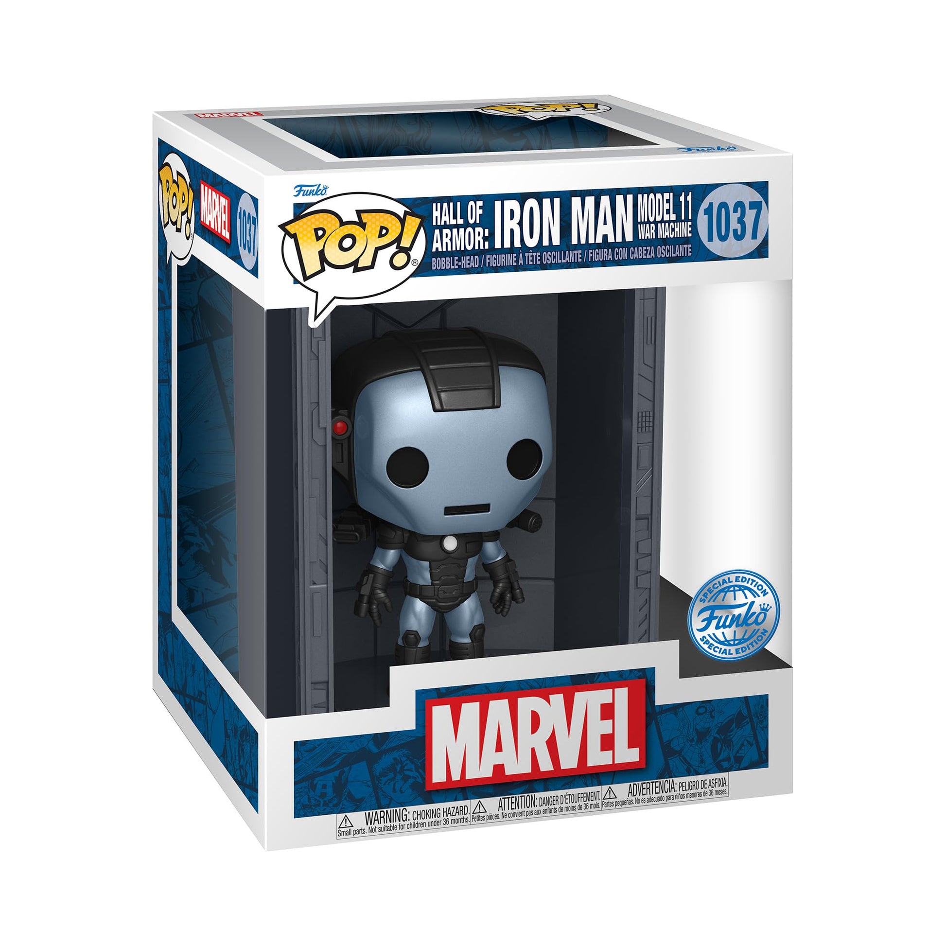 Funko Pop! Marvel: Hall of protective covering Mk11 War Machine Deluxe Vinyl Figure
