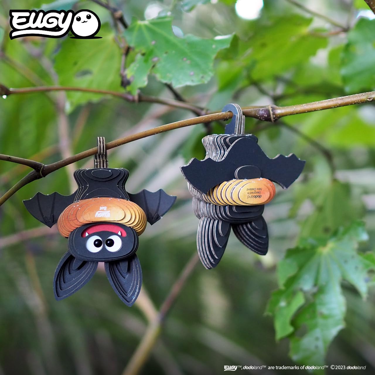 Eugy Bat 3D Puzzle, 31 Piece Eco-Friendly Educational Learning Puzzles For Kids 6+