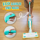 BLF FUN Spray Mop for Kids - Real Water Sprayer Cleaning Set, Montessori Toy for Ages 3-6, Green, Model PTD06-2L-1