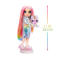 Rainbow High Amaya, Rainbow With Slime Kit & Pet, 11' Shimmer Posable Fashion Doll With Diy Sparkle Slime, Magical Yeti Pet, Fun Play Accessories, Great Toy Gift For Girls Kids Ages 4-12 Years