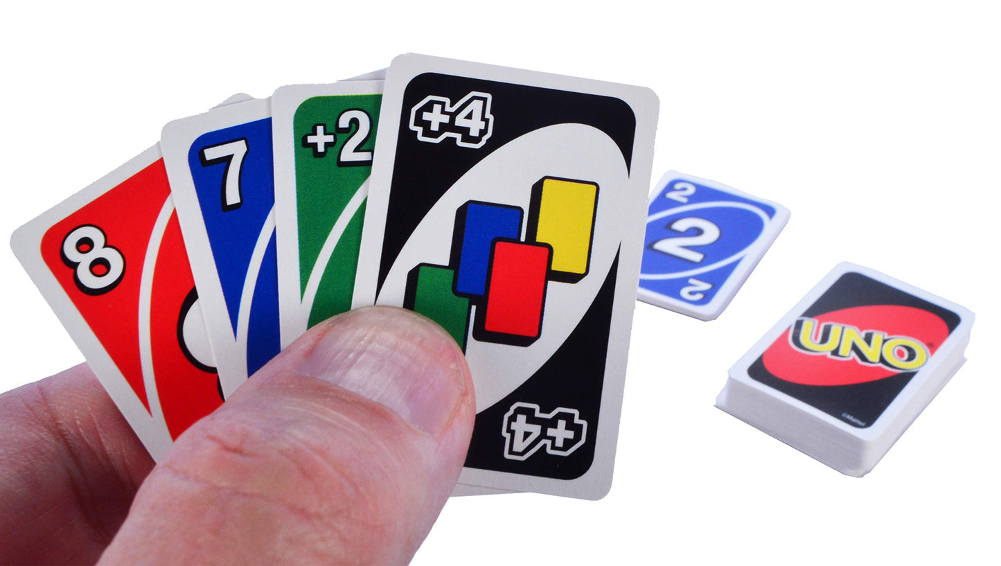World's Smallest UNO - Compact Playing Card Game - Plastic - One Size - Model 568