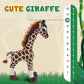 Yohaki Giraffe Plush Toy, 10'' Cute Giraffe, Washable Holiday Plush Toy, Stuffed Giraffe,Giraffe Stuffed Animal Birthday Gift Fo