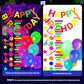 120 Pieces Neon Glow In The Dark Birthday Party Decorations Supplies Glow Party Neon Balloon Garland Kit Neon Glow Party Supplie