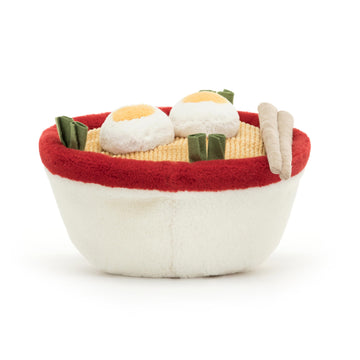 Jellycat Amuseables Ramen Stuffed Toy, 6.5 Inches | Food Plush | Fun Gift Idea