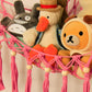 Stuffed Animal Storage Hammock Corner With Led Light - Toy Hanging Organizer Plushie Net - Pink Room Decor For Teen Girls - Cute